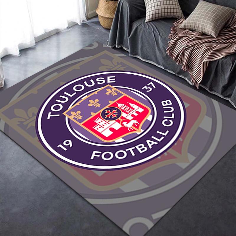 Tolouse FC Carpet Rug for Living Room Bedroom Home Sofa Decoration,Kids Play Non-slip Floor Mat