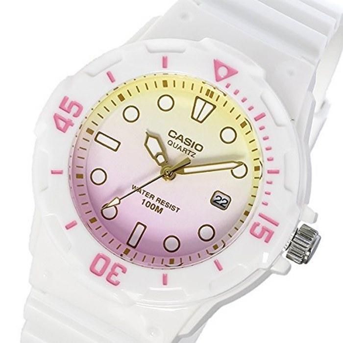 Casio LRW-200H-4E2 Digital Watch (White/Pink/Yellow)