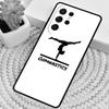 Gymnast Silhouette Silicone Phone Case For Samsung Galaxy Note 10 Pro S26 S25 S24 S23 S22 S21 Plus S25Ultra Capa Cover