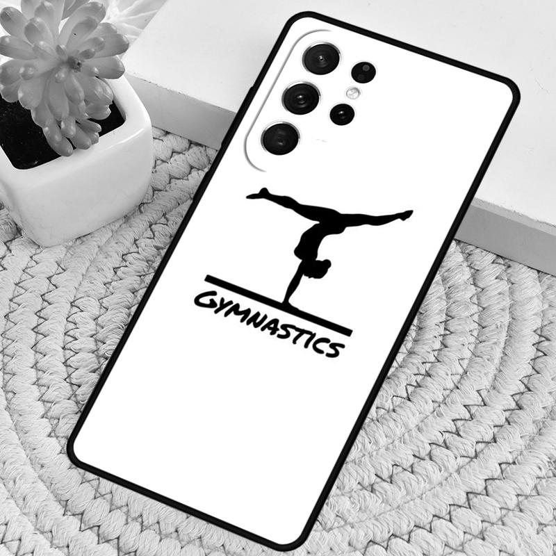 Gymnast Silhouette Silicone Phone Case For Samsung Galaxy Note 10 Pro S26 S25 S24 S23 S22 S21 Plus S25Ultra Capa Cover