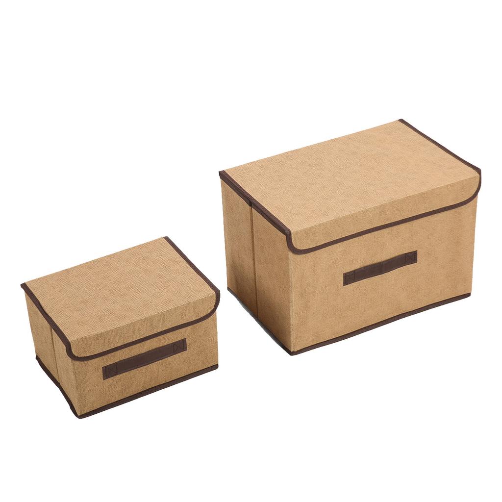 6 Stück Faltbarer Kleideraufbewahrungsorganizer Vliesstoff Multifunktionale Kleideraufbewahrungsbox mit Deckel