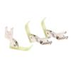 3PCS Plastic 0.3cm Zipper Presser Foot Industrial Single Needle Lockstitch Sewing Machine Accessories Spare Parts Presser Foot