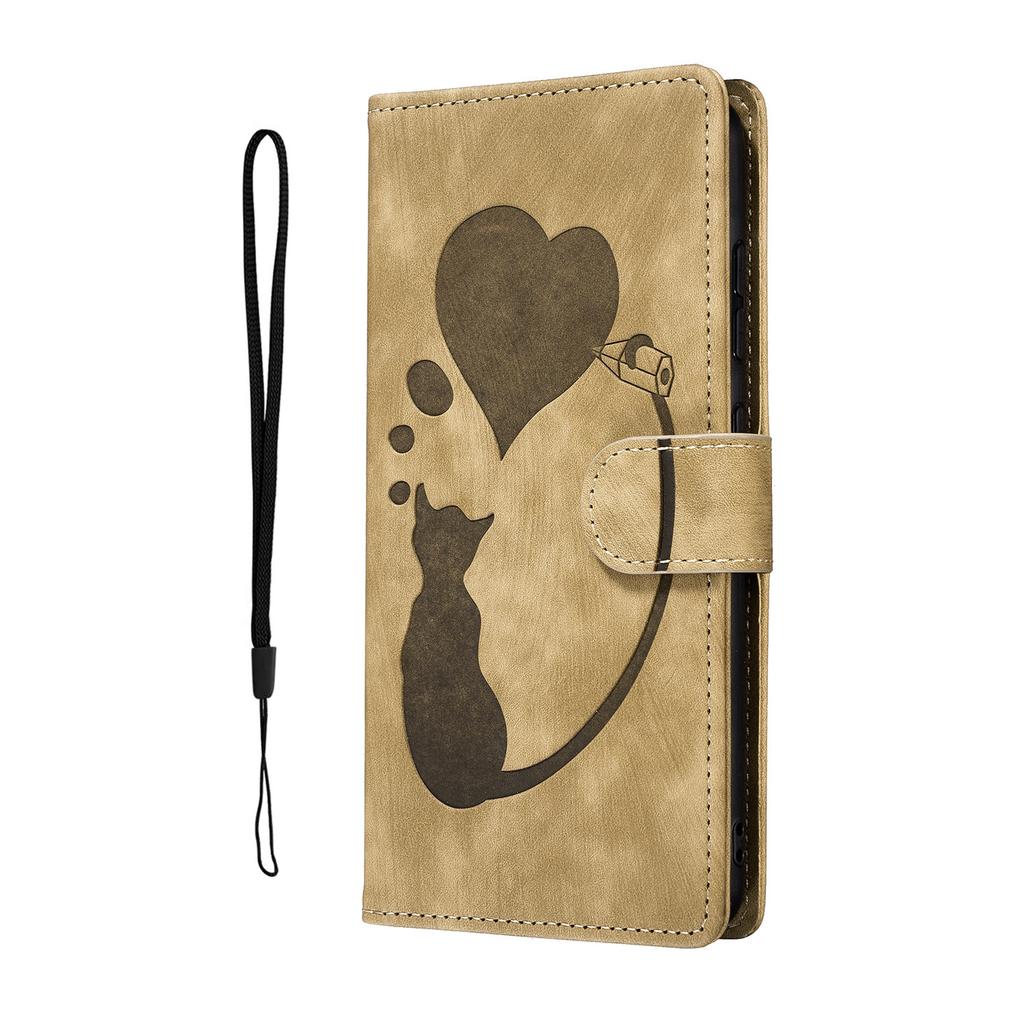 Animals Cat Leather Phone Wallet Case Book For Samsung Galaxy S25 Edge S24 S23 S22 Ultra S21 Plus S20 FE A16 A56 Card Flip Cover