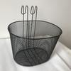 28*23*23cm Bike Front Basket Iron E-Scooter E-bike Basket Bicycle Front Handlebar Basket