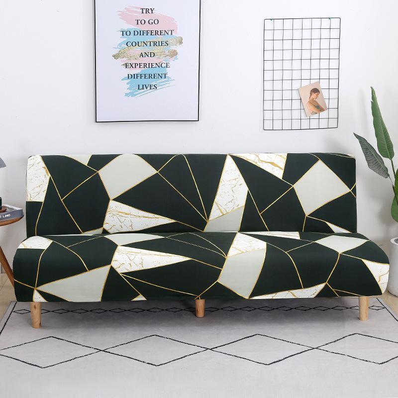 All-Inclusive Folding Sofa Bed Cover Stretch One-Piece Sofa Cover Without Armrest Can Be Used Directly