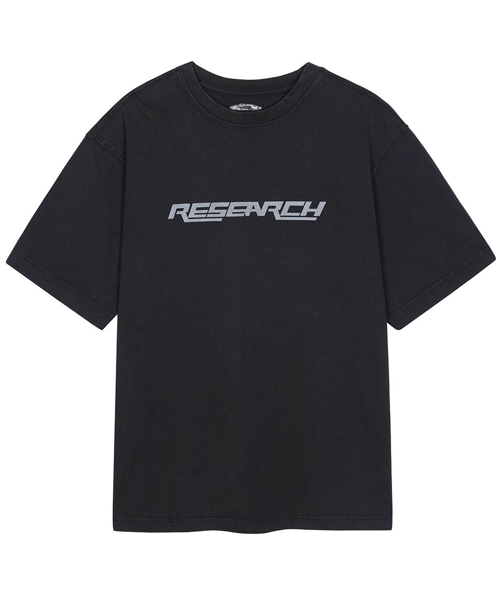 Fdr Research Logo Basic Short Sleeve Black L