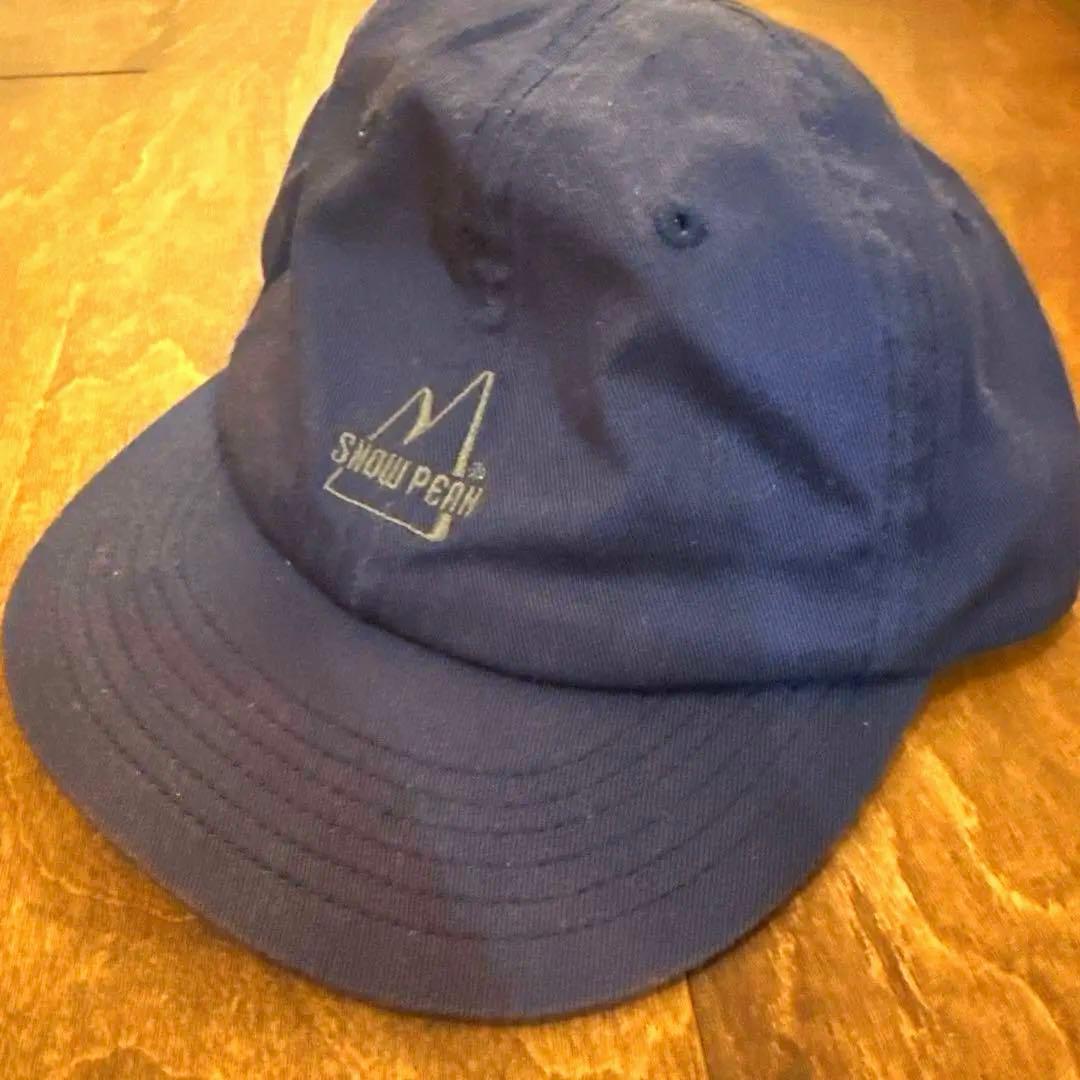 Used SNOW PEAK Navy Cap Rare NANGA North Face