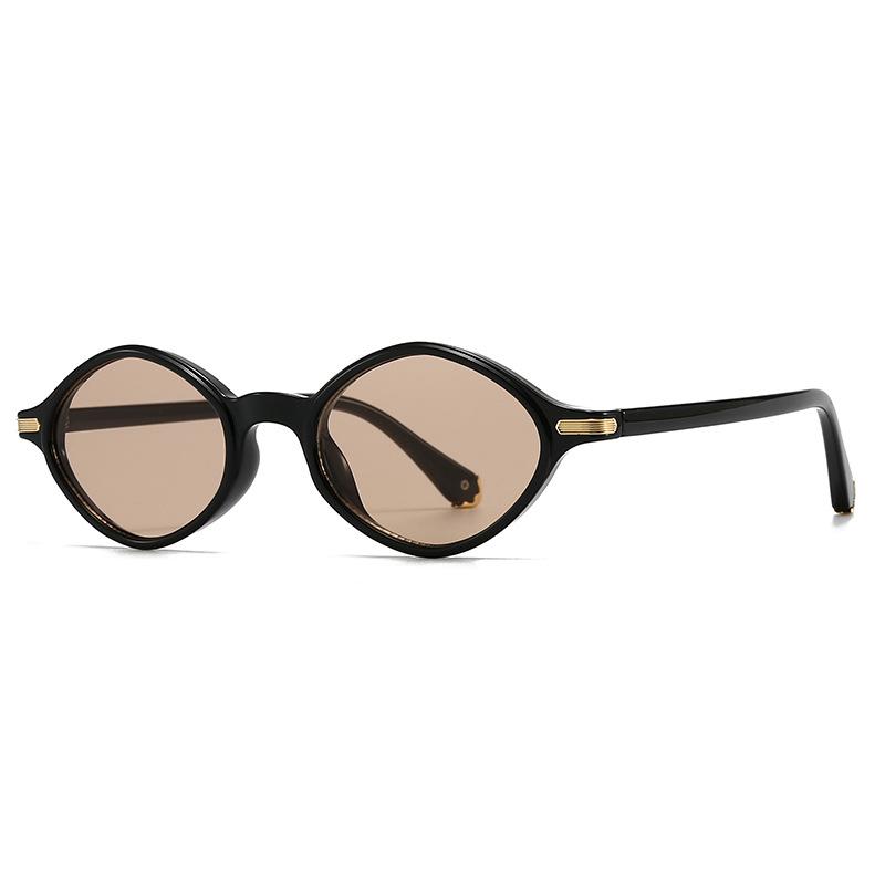 

Vintage Polygon Oval Sunglasses Women Luxury Brand Designer Small Oval Sunglasses Men Retro Sexy Black Shades Uv Protection