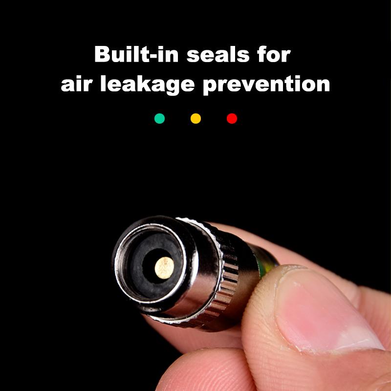 SEAMETAL 4PCS Motorcycle Car Tire Pressure Monitor Valve Cap Sensor Indicator Eye Alert Auto Tire Pressure Inspection Tool