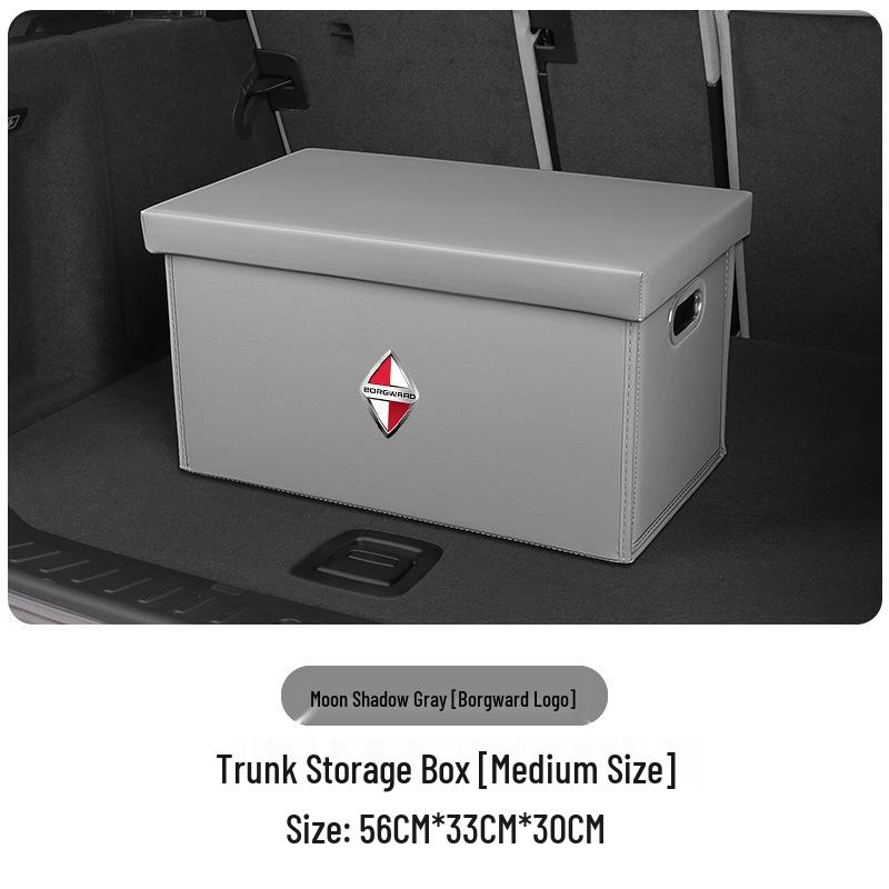 Compatible Trunk Storage Box for Borgward BX Series: BX7, BX5, BXi7, BX6, BX3, i5; Foldable Car Storage Solution