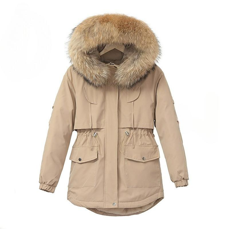 Jacket Women's Winter Short Down Padded Jacket, Large Size Padded Jacket, Thin and Thick Loose Padded Jacket