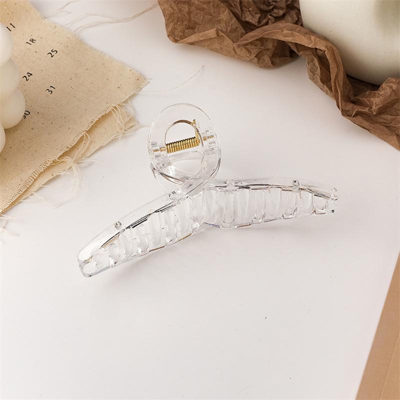 UXSL New Scrub Grab Clip Pumpkin Hair Claws Shark Clip Women Back Long Thick Hair Holder Hair Clip Lady Elegant Hair Accessories