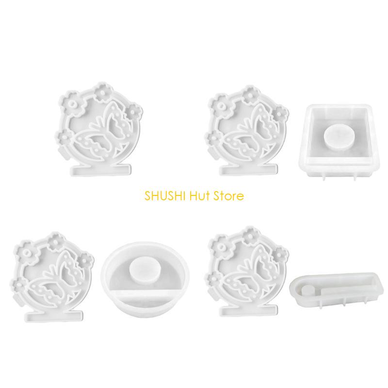 Easter Butterfly Stand Molds with Base for DIY Craft Easter Decorations D57B