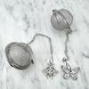 2PCS Fine Mesh Butterfly Bee Chain Tea Infuser Stainless Steel Tea Strainer Tea Filter Ball  Cooking