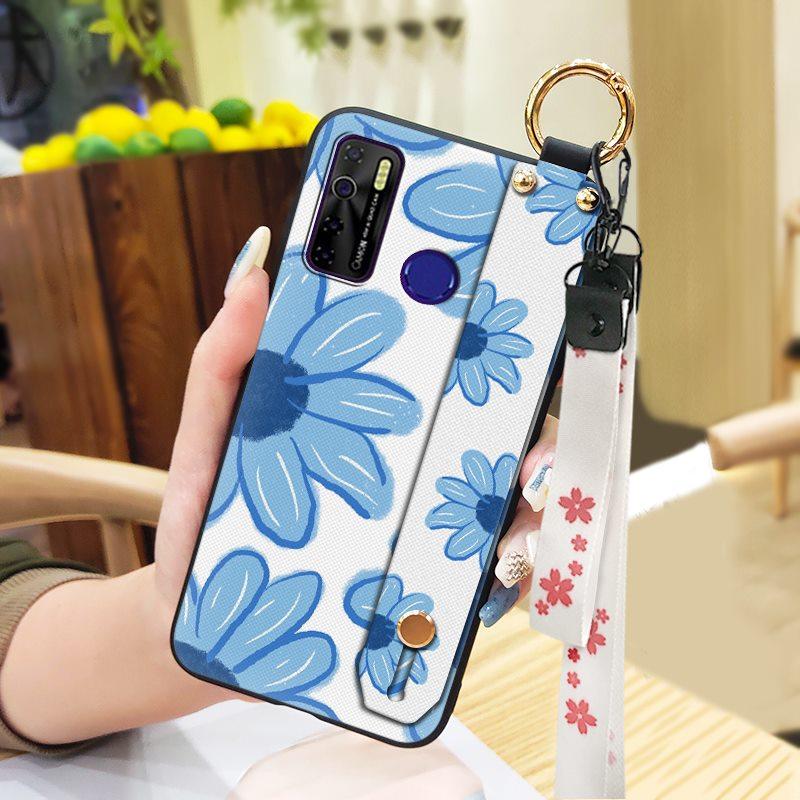 Durable Back Cover Phone Case For Tecno Camon15/15Air/16S/KD7H/CD6/CD7/Spark5/5Pro Dirt-resistant Kickstand Oil Painting