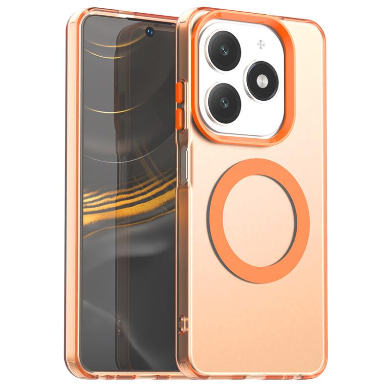 Magnetic Adsorption Wireless Charge Cover For Infinix Smart 8 Transparent Case For Infinix Smart 8 Case For Infinix Smart 8 Case