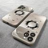 Luxury Titanium Metallic Color Magnetic Case for iPhone 17 16 15 14 13 12 11 Pro Max Plus Magsafe Wireless Charging Matte Phone Cover