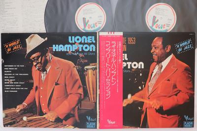 LP Record LIONEL HAMPTON - Complete 1953 Paris Session YX20534 VOGUE Japan Obi Jazz Used