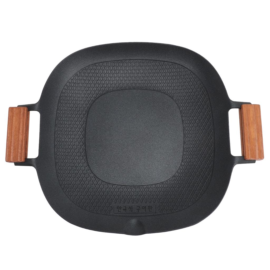 Fast Heating Non-Stick Barbecue Pan, Indoor and Outdoor Camping Barbecue Griddle