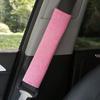 2pc Personalized Embroidered Car Seat Belt Cover, Custom Name Car Seat Belt Sleeve, Embroidered Shoulder Strap Car Interior Decor, Suitable