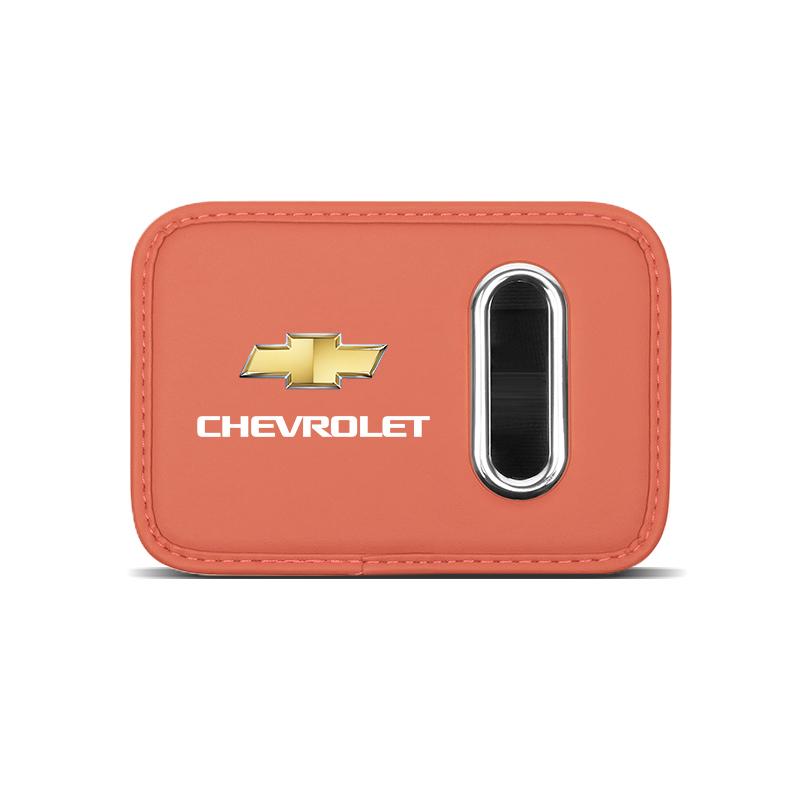 Auto-Taschentücherbox-Halter Leder Auto-Türseite Armlehne Serviettenbox Rücksitz-Tasche Für Chevrolet Spark Captiva Cruze Tracker Epica Z71