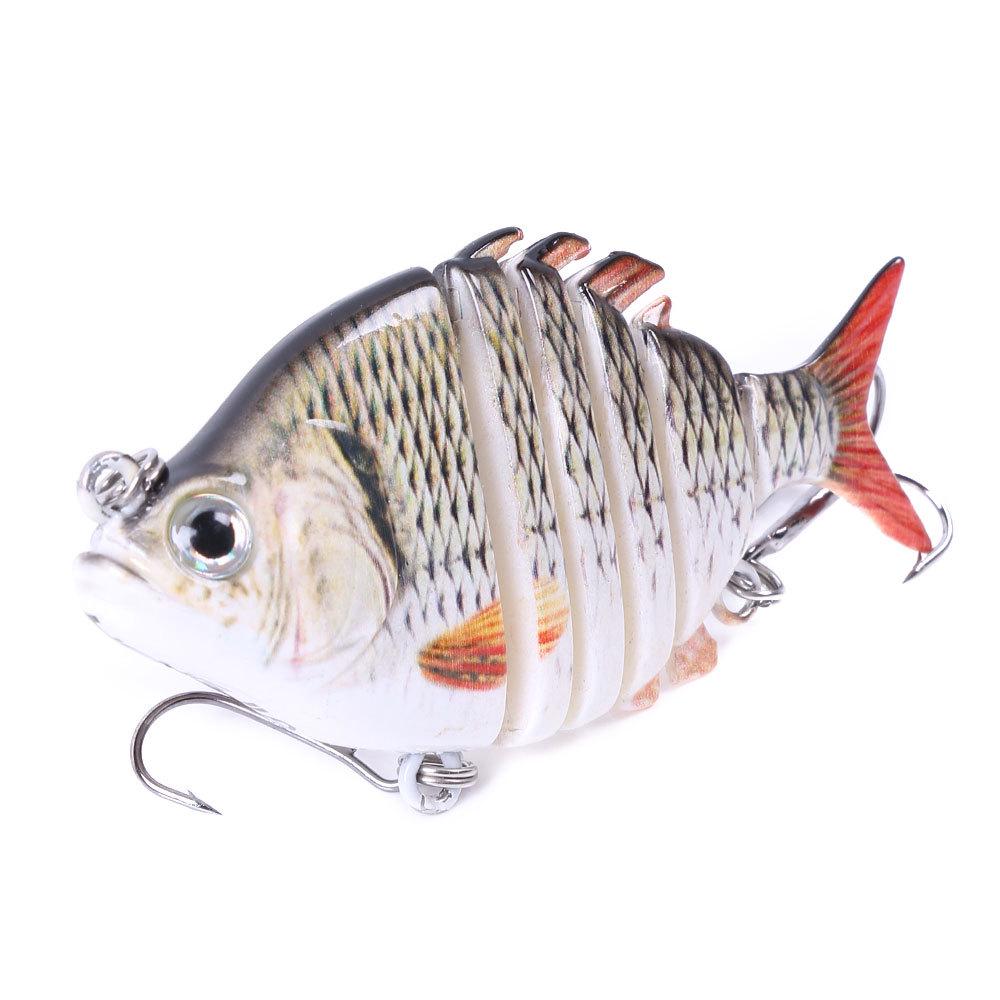 

Bionic Lure Fishing Gear for Tilapia 6.35cm 9.3g Multi-Section Flexible Fishing Lure Bait 6.35CM-9.3G-8