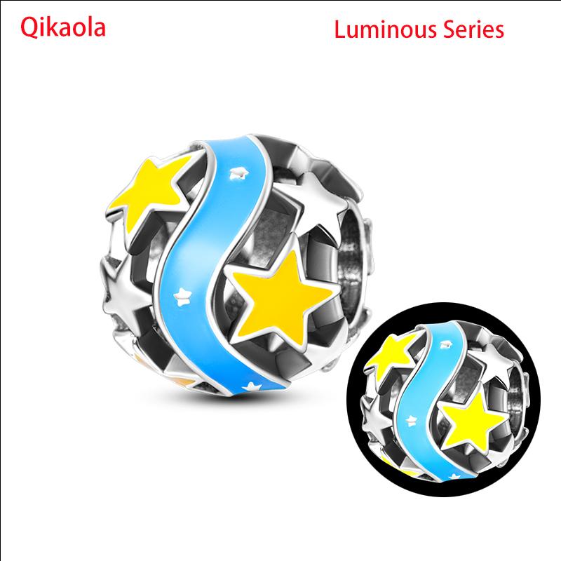 

Copper Color-Changing Luminous Series Summer Night Firefly Pendant Fit Pan Bracelet Diy Charm For Women Jewelry Fashion Gift