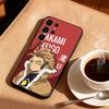 Hawks BNHA M-MHA Phone Case For Samsung S26,S25,24,23,22,30,21,10,9,Ultra,Plus,Lite,FE Soft Black Case