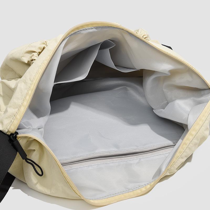 Schultertasche mit großem Fassungsvermögen Oxford Pendler Umhängetasche Plissierte Achseltasche