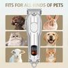 Pet Hair Clipper for Dogs and Cats, USB Rechargeable Electric Trimming Set, Cordless Dog Shaver, Low Noise Animal Trimme