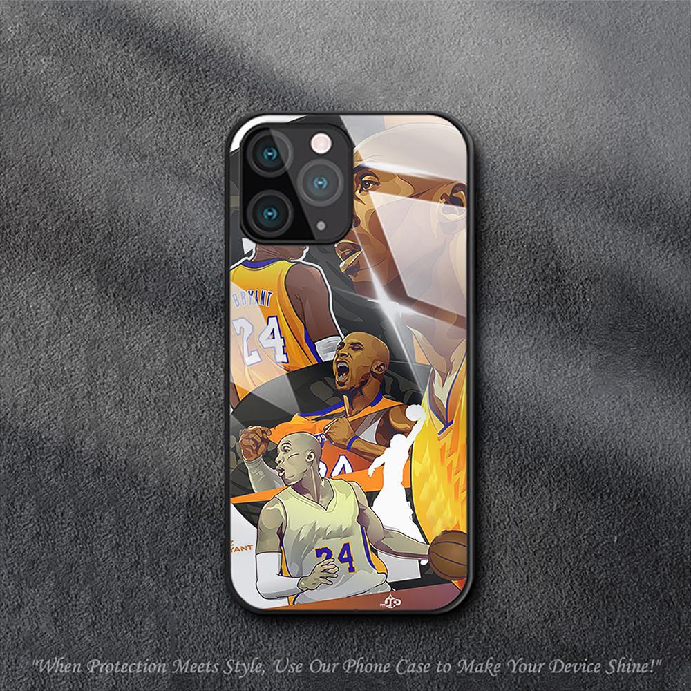 Basketball Mamba Kobe 24 Case For iPhone Samsung Galaxy Redmi Note S 17 16 15 14 13 20 24 25 54 Pro Max Ultra Fe Air Tempered Glass Cover