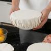 4pcs Elastic Edges Linen Dust Cover Reusable Food Storage Bowl Lid  Canning