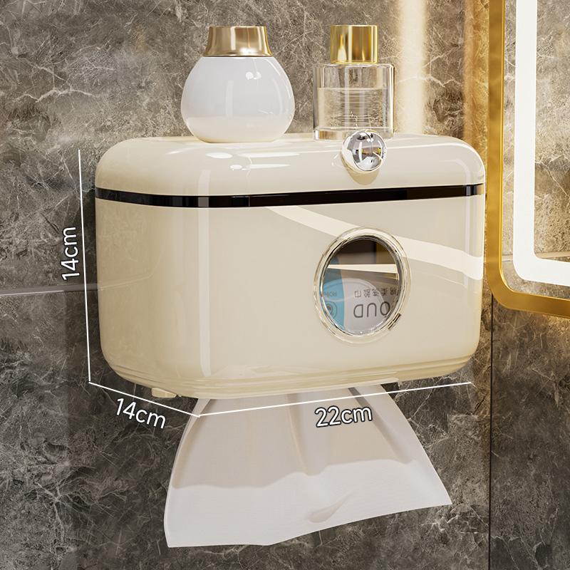 

Sanitary tissue holder wall mounted non perforated waterproof paper drawer storage rack bathroom accessories paper towel holder красный