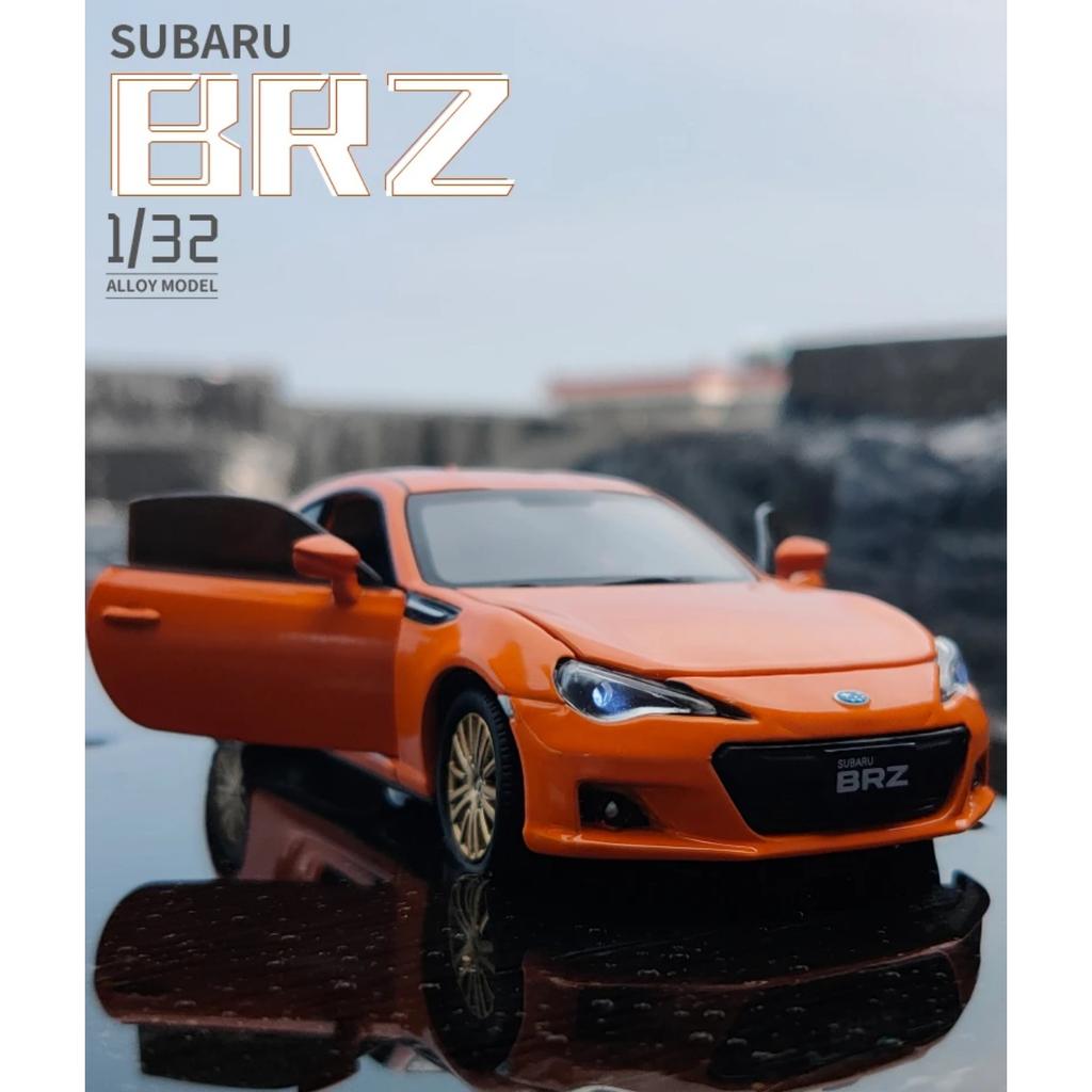 1/32 Subaru BRZ Legering Sportsbil Modell Støpt Metall Leke Simuleringskjøretøy Lyd Lys Samleserie Gutt for Barnas Leke Gave