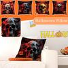 Halloween Festival Decoration Living Room Sofa Cushion Pillow Cover Offices Waist Pillow Cover (excluding Core)