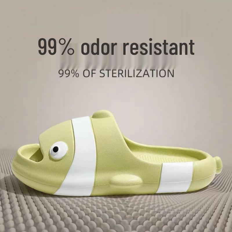 Clownfish Kids' Cartoon Slippers - Non-Slip Indoor Summer Footwear for Boys, Girls & Parent-Child Families