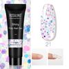ROSALIND 15ml Γυαλιστερό Poly Nail Gel 6 χρωμάτων Quick Builder Extension UV λάμπα