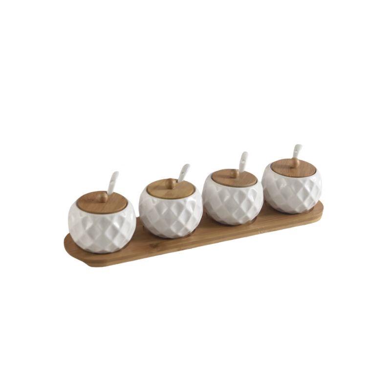 Qianxing Ceramic Kitchen Seasoning Set