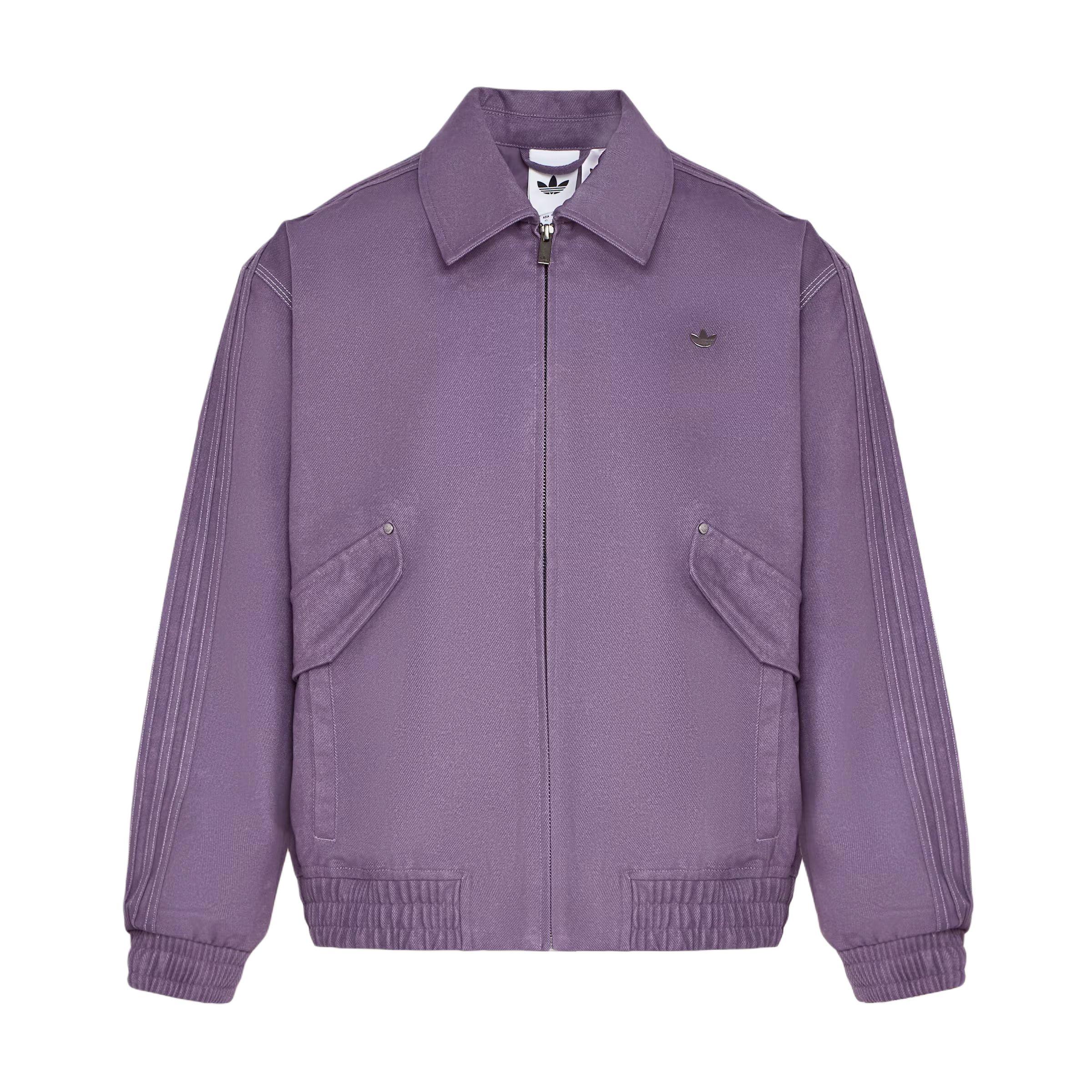 Adidas Оригиналы FW25 Плетеная куртка в полоску с длинным рукавом Мужская куртка KR5052 S