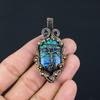 Tree Of Life Rainbow Calsilica  Gemstone Pure Copper Wire Wrapped Handmade Pendant Jewelry