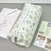 Canvas Pen Bag Cat Printted Patterns Stationery Bag Multi-Purpose Pencil Box  School Office