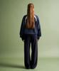 Seteo (W) Roton Velour Track Pants Navy