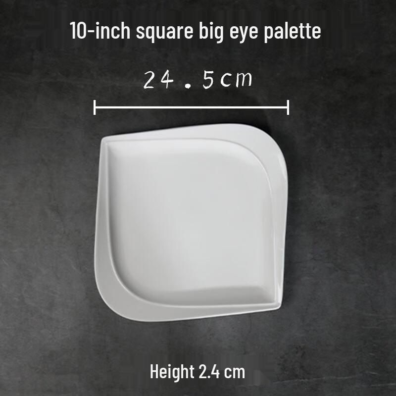 

ZISIZ Ceramic Big Eye Plate Set