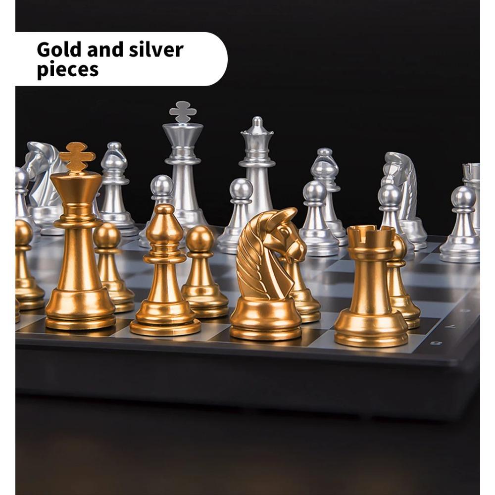 Portable Special Magnetic Chess Backgammon Checkers Set Big Board Draughts Entertainment Christmas Travel Games Aldult Kids Gift