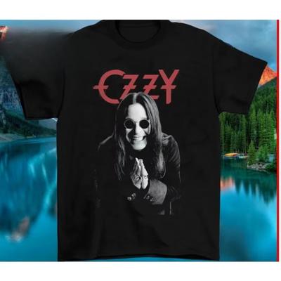 Fashion Ozzy Osbourne Bark At The Moon Album Cover Cotton T-shirt Men's and Women's Printed Male T-shirt Street Daily