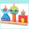Day And Night Building Blocks Playset Wooden Learning Toy For Boys And Girls 3-6 Years