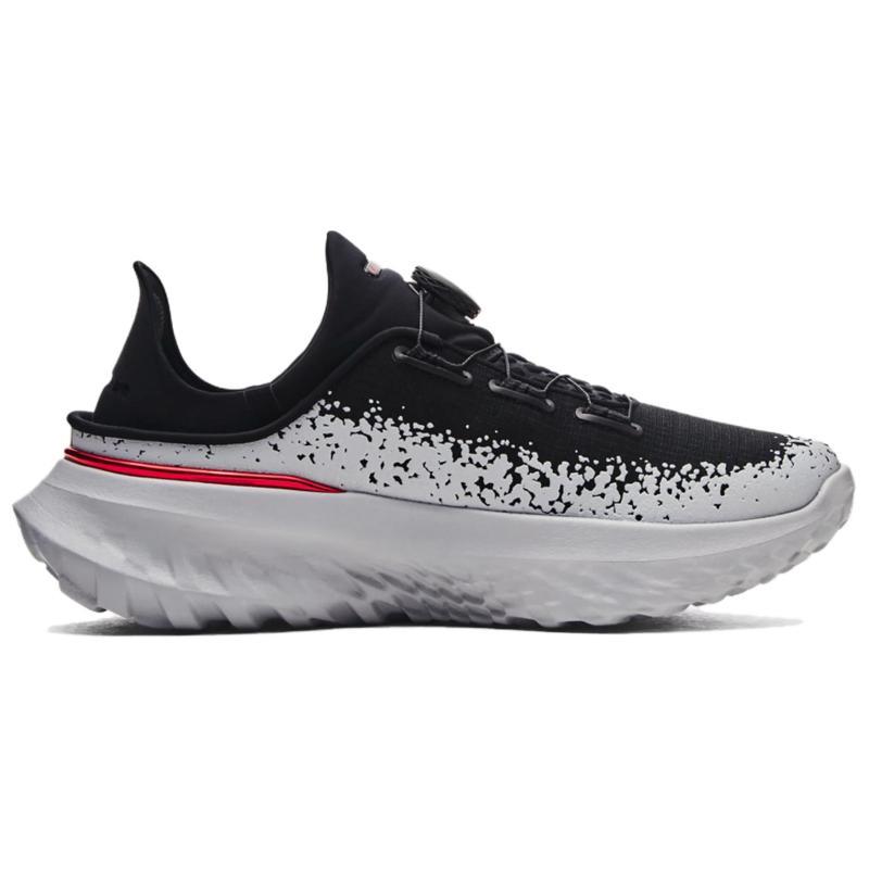 Under Armour SlipSpeed Mega Schwarz Grau Rot Sneaker 3028539-004