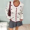 Women's Fashion Casual Fall Winter Love Letter Print Long Sleeve O-Neck Sweaters