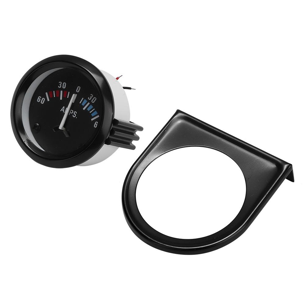 

12V 60060 AMP Ampere Meter Ammeter Universal Gauge 52m2in Universal for Vehicle