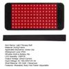 Rött ljus-terapi bälte 120 LED-lampor Bärbar Lindring av Muskelvärk Kroppssmärta Röd